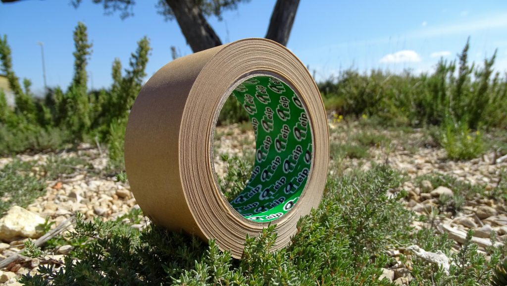 Cinta adhesiva de papel kraft - Embalaje sostenible